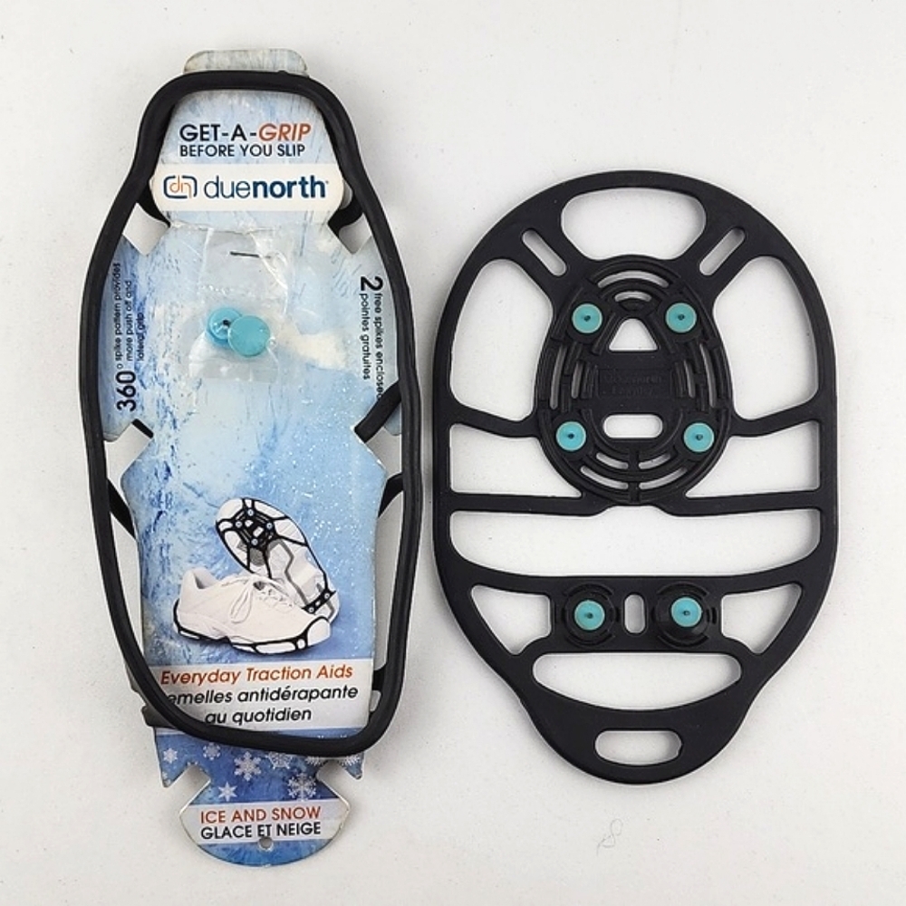 Due North Everyday Ice Cleat Walking Running Snow Ice (1 Pair) Size L -  XL